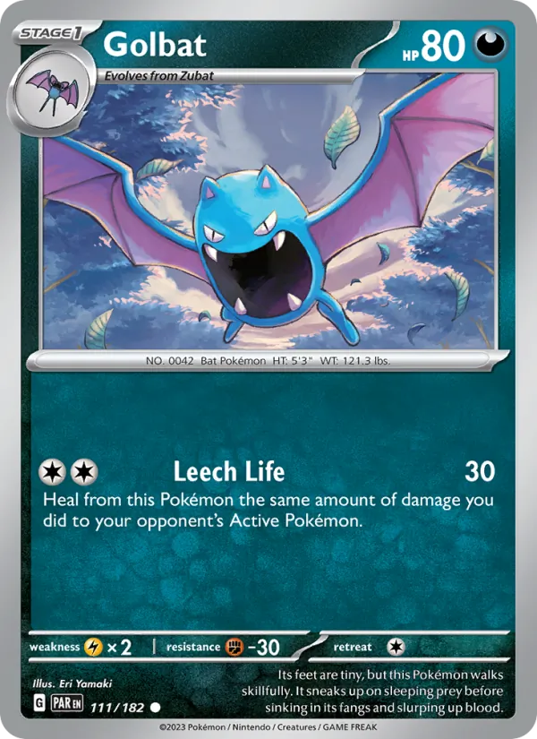 Golbat - Paradox Rift Pokemon Card