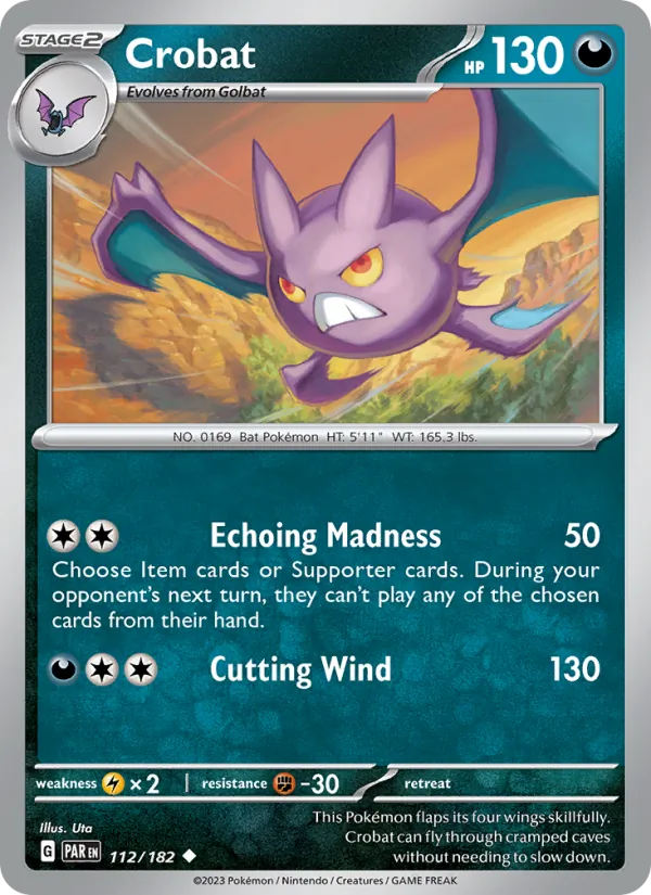 Crobat - Paradox Rift Pokemon Card