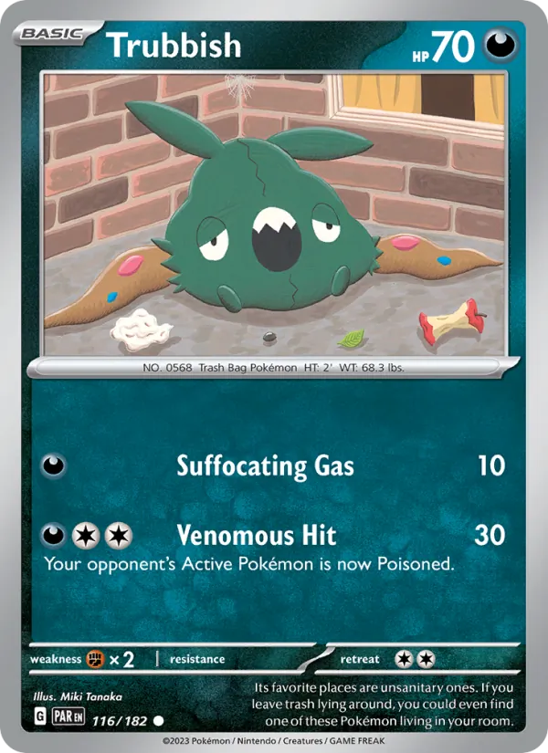 Trubbish - Paradox Rift Pokemon Card