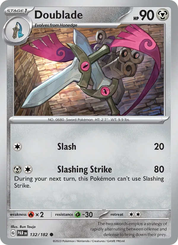 Doublade - Paradox Rift Pokemon Card