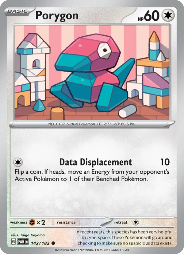 Porygon - Paradox Rift Pokemon Card