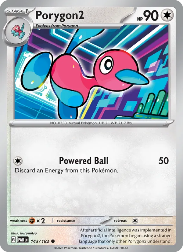 Porygon2 - Paradox Rift Pokemon Card