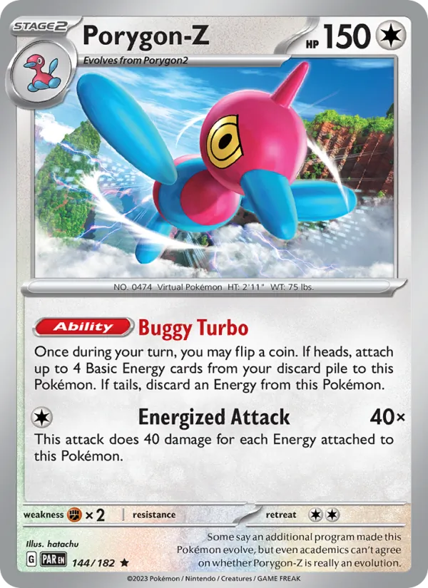 Porygon-Z - Paradox Rift Pokemon Card