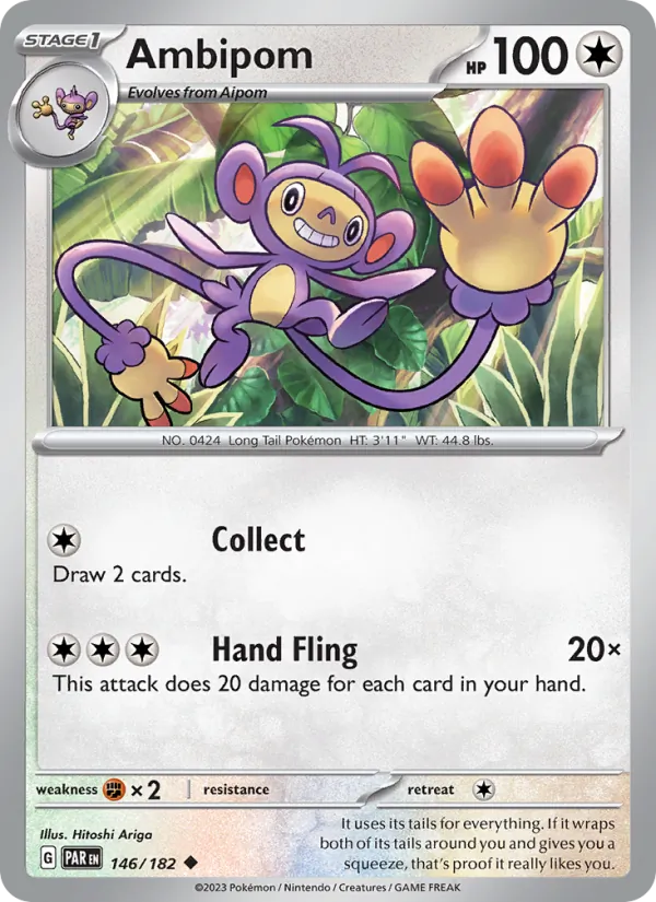 Ambipom - Paradox Rift Pokemon Card