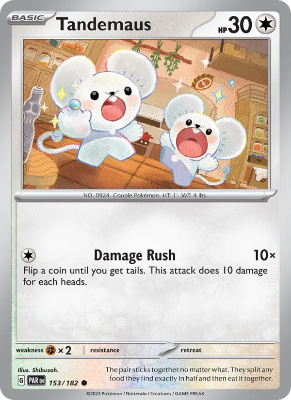 Tandemaus - Paradox Rift Pokemon Card