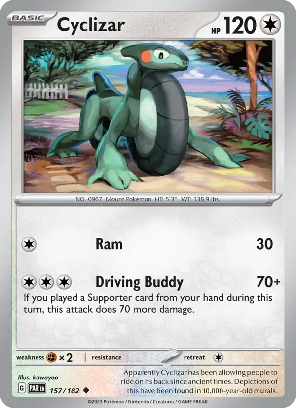 Cyclizar - Paradox Rift Pokemon Card