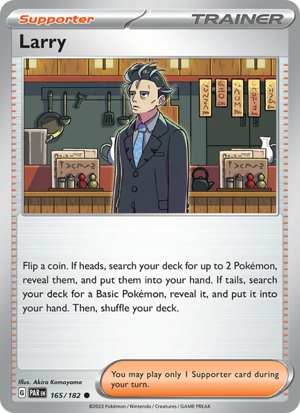 Larry - Paradox Rift Pokemon Card