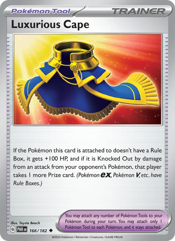 Luxurious Cape - Paradox Rift Pokemon Card