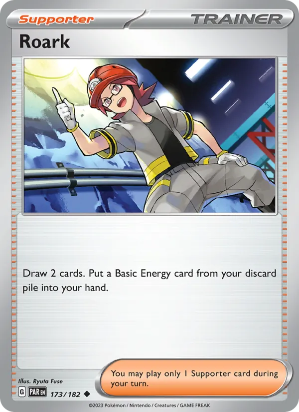 Roark - Paradox Rift Pokemon Card
