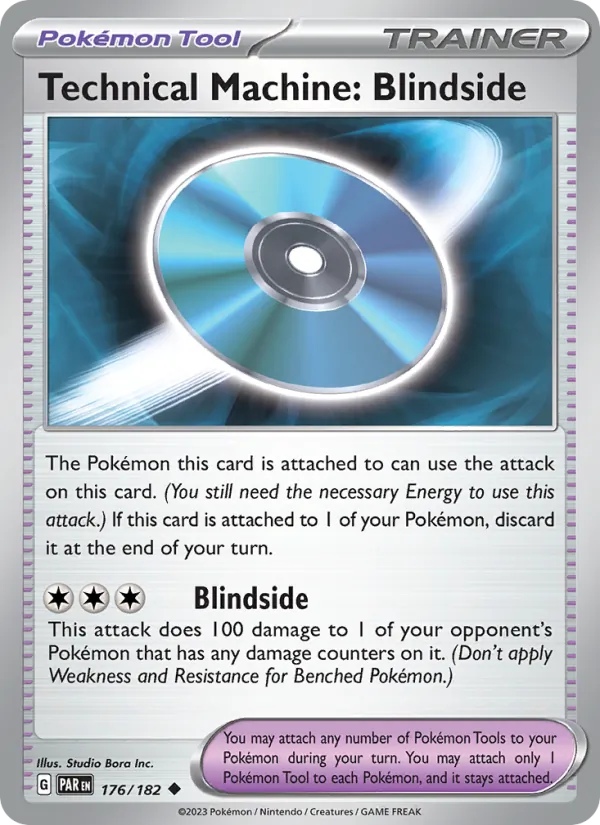 Technical Machine: Blindside - Paradox Rift Pokemon Card