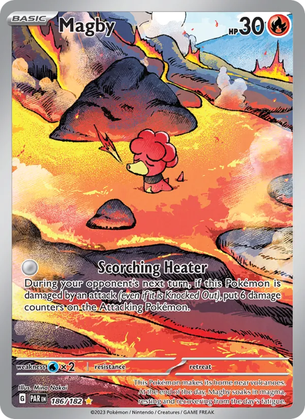 Magby - Paradox Rift Pokemon Card