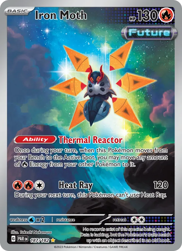 Iron Moth - Paradox Rift Pokemon Card