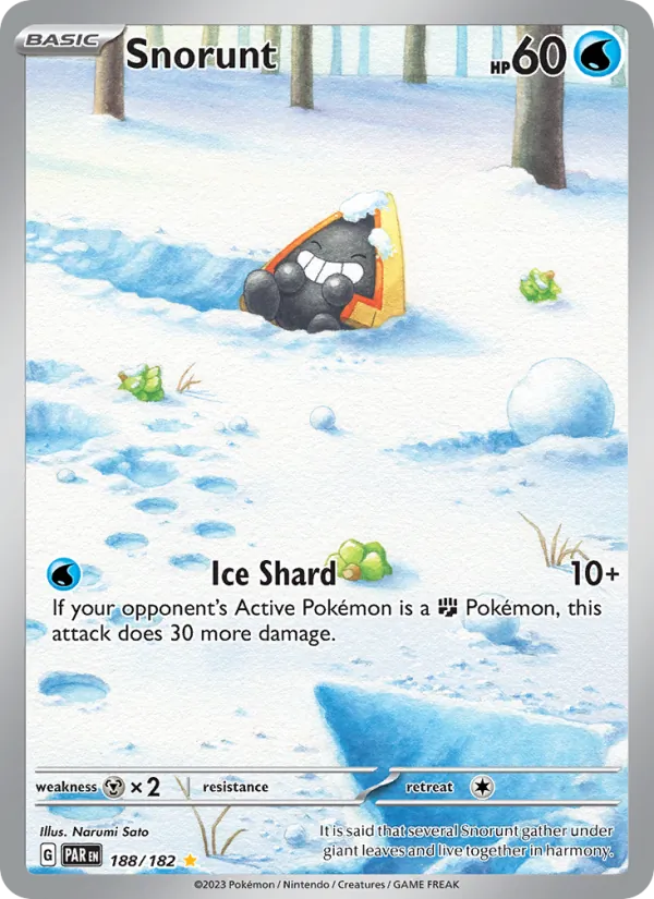 Snorunt - Paradox Rift Pokemon Card