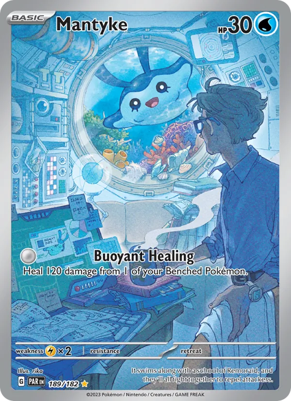 Mantyke - Paradox Rift Pokemon Card