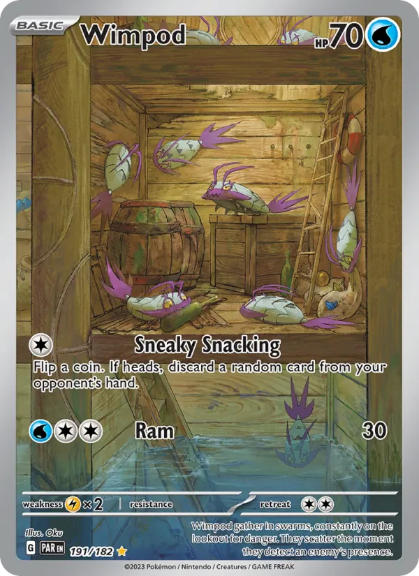 Wimpod - Paradox Rift Pokemon Card