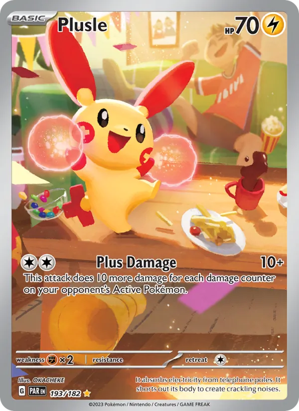 Plusle - Paradox Rift Pokemon Card