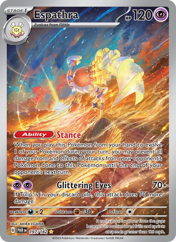 Espathra - Paradox Rift Pokemon Card