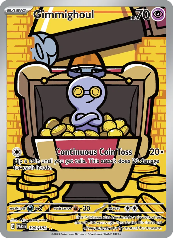 Gimmighoul - Paradox Rift Pokemon Card