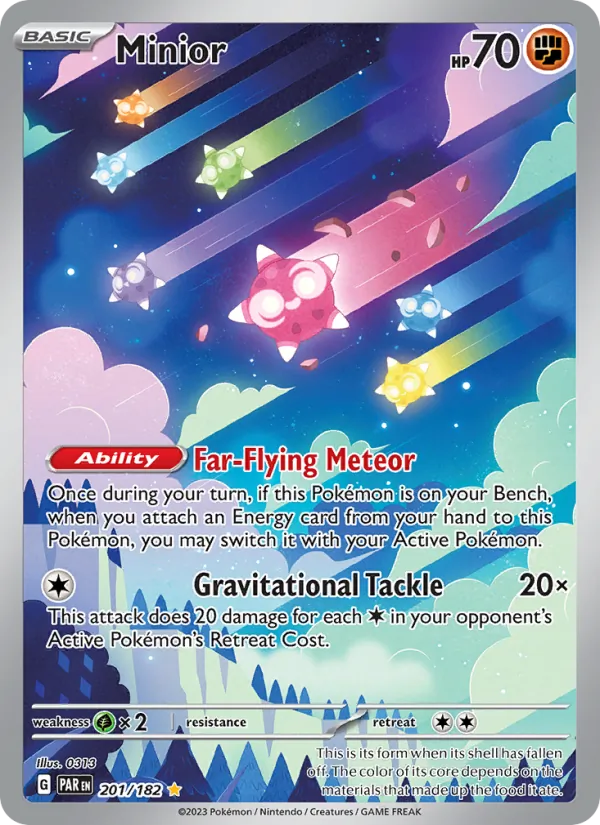 Minior - Paradox Rift Pokemon Card