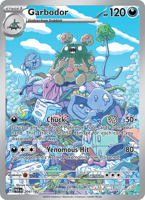 Garbodor - Paradox Rift Pokemon Card