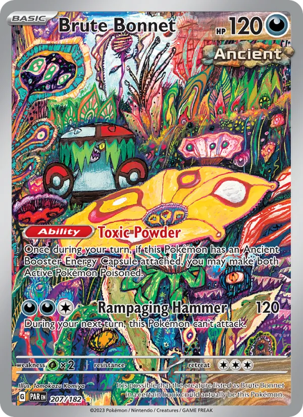 Brute Bonnet - Paradox Rift Pokemon Card