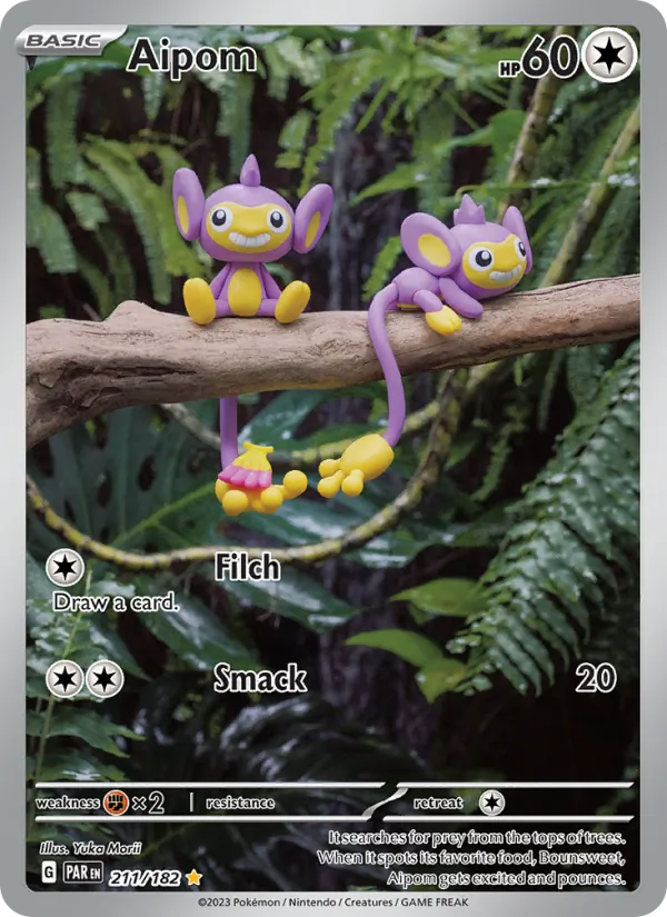 Aipom - Paradox Rift Pokemon Card