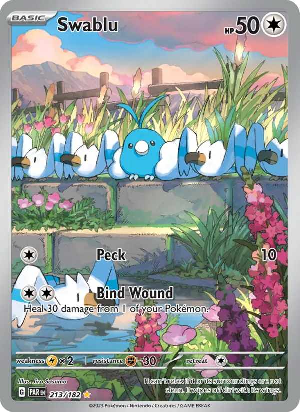 Swablu - Paradox Rift Pokemon Card