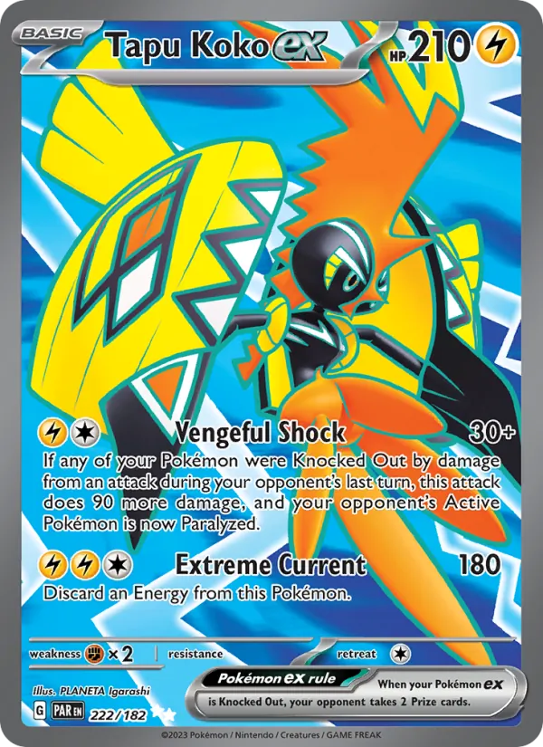 Tapu Koko ex - Paradox Rift Pokemon Card