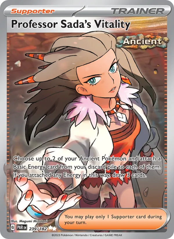 Professor Sada's Vitality - Paradox Rift Pokemon Card