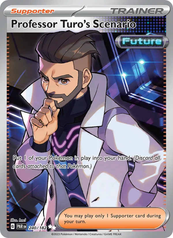 Professor Turo's Scenario - Paradox Rift Pokemon Card