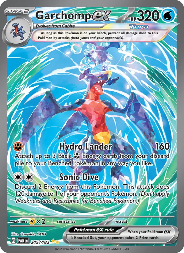 Garchomp ex - Paradox Rift Pokemon Card