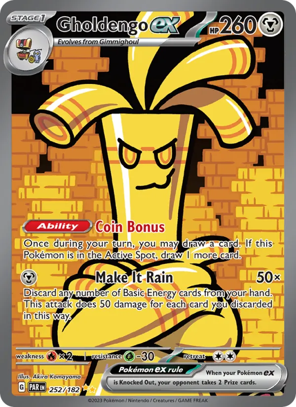 Gholdengo ex - Paradox Rift Pokemon Card