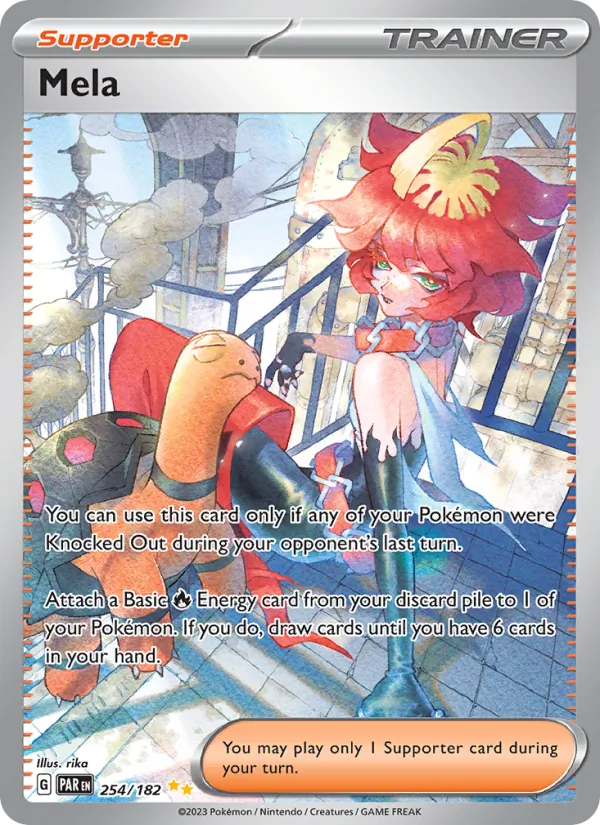 Mela - Paradox Rift Pokemon Card