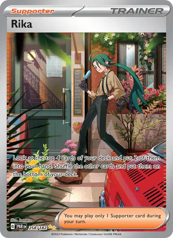 Rika - Paradox Rift Pokemon Card