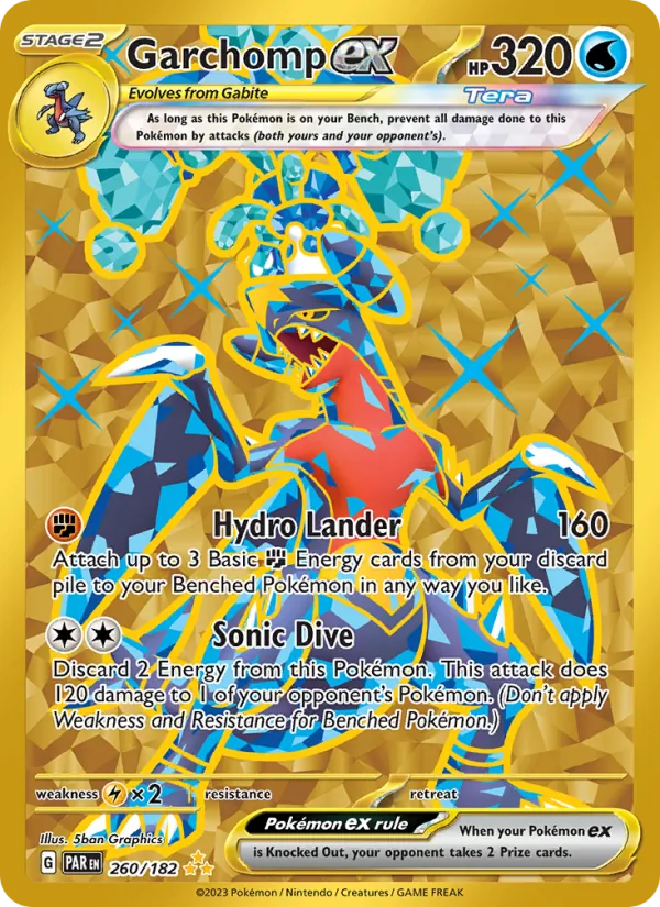 Garchomp ex - Paradox Rift Pokemon Card