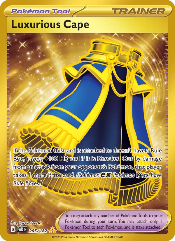 Luxurious Cape - Paradox Rift Pokemon Card
