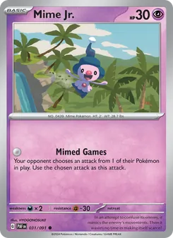 Mime Jr. - Paldean Fates