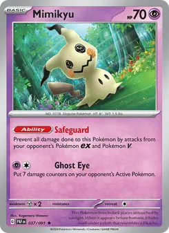 Mimikyu - Paldean Fates