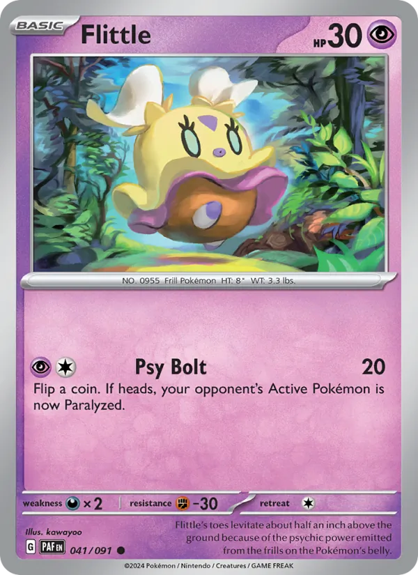 Flittle - Paldean Fates Pokemon Card