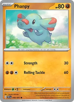 Phanpy - Paldean Fates