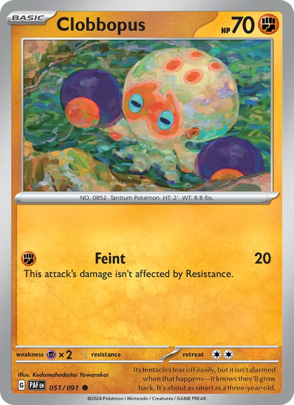 Clobbopus - Paldean Fates Pokemon Card