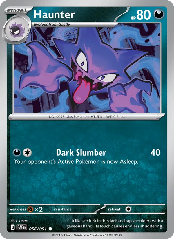 Haunter - Paldean Fates Pokemon Card