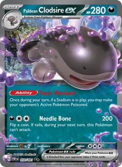 Paldean Clodsire ex - Paldean Fates