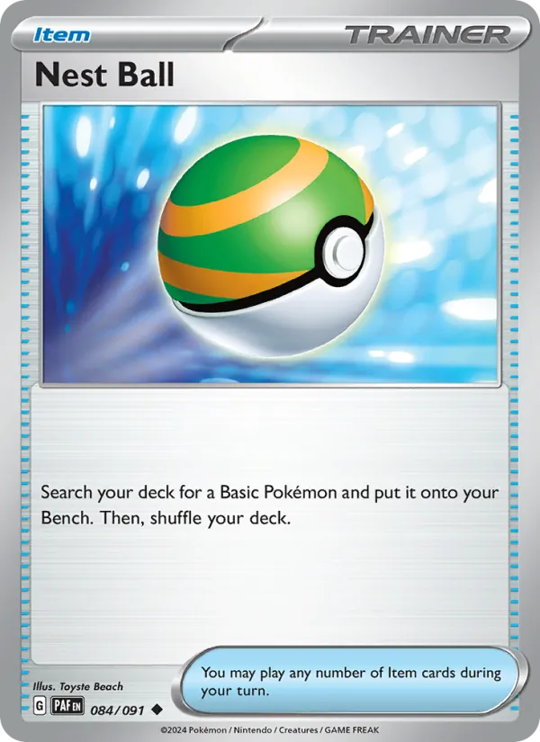 Nest Ball - Paldean Fates Pokemon Card