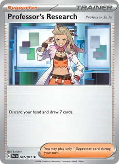 Professor's Research - Paldean Fates