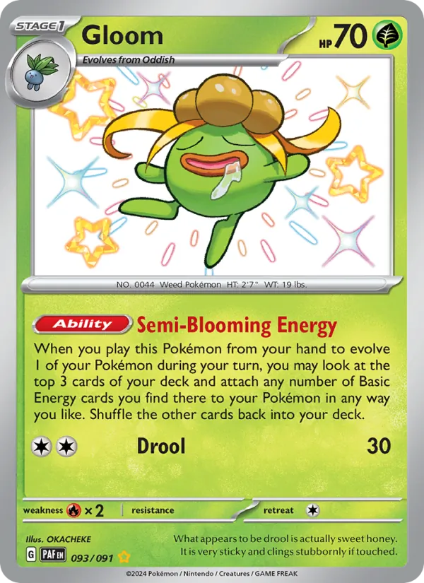 Gloom - Paldean Fates Pokemon Card