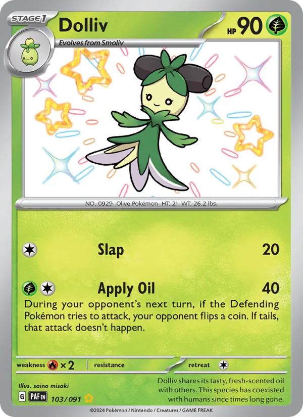 Dolliv - Paldean Fates Pokemon Card