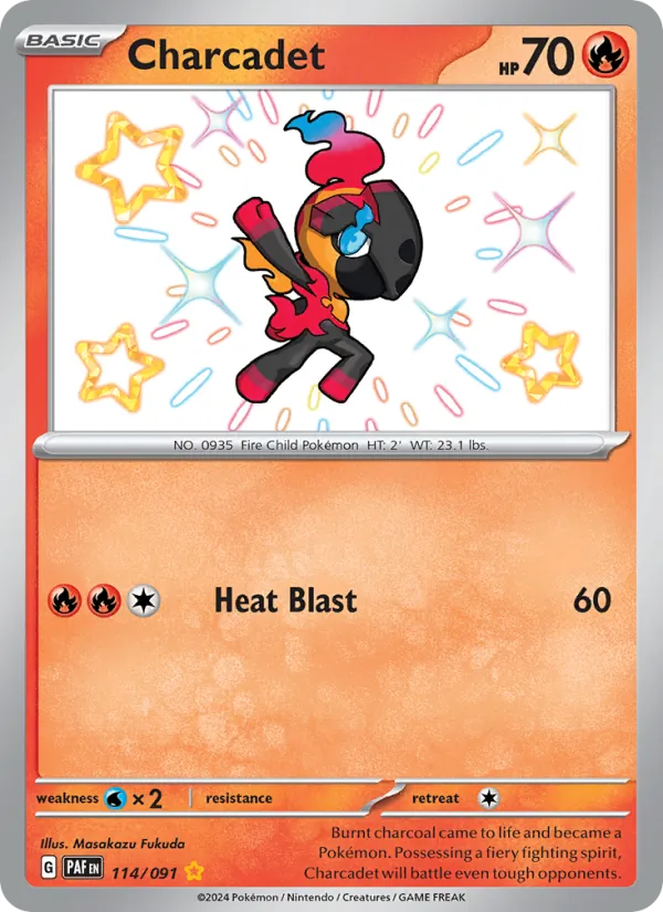 Charcadet - Paldean Fates Pokemon Card