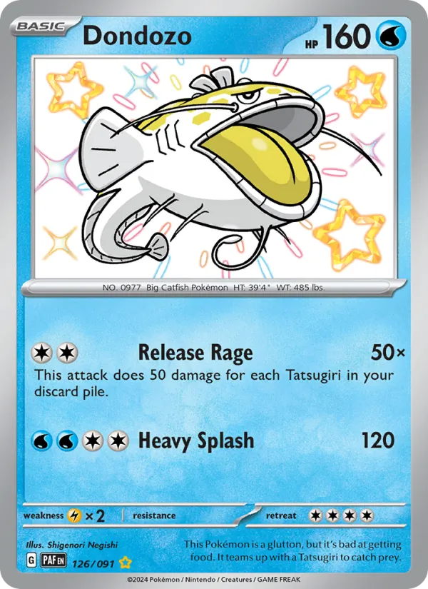 Dondozo - Paldean Fates Pokemon Card