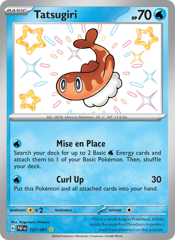 Tatsugiri - Paldean Fates Pokemon Card